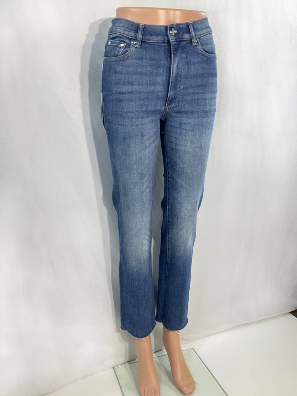 NWT Jason Wu Sz 4 Evie Straight Leg Palm Springs Jeans High-Rise Womens Denim